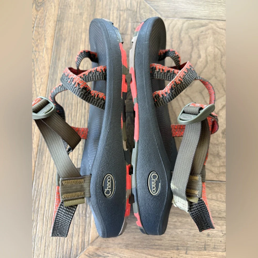 Chaco Men's Z/Cloud 2 Sandals Foster Pavement Black/ Camo Size 12